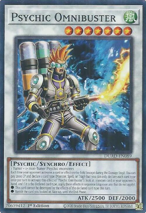 Psychic Omnibuster [DUAD-EN089] Common | Exor Games Bridgewater