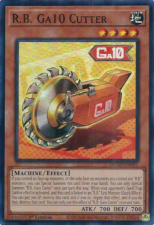 R.B. Ga10 Cutter [DUAD-EN091] Super Rare | Exor Games Bridgewater