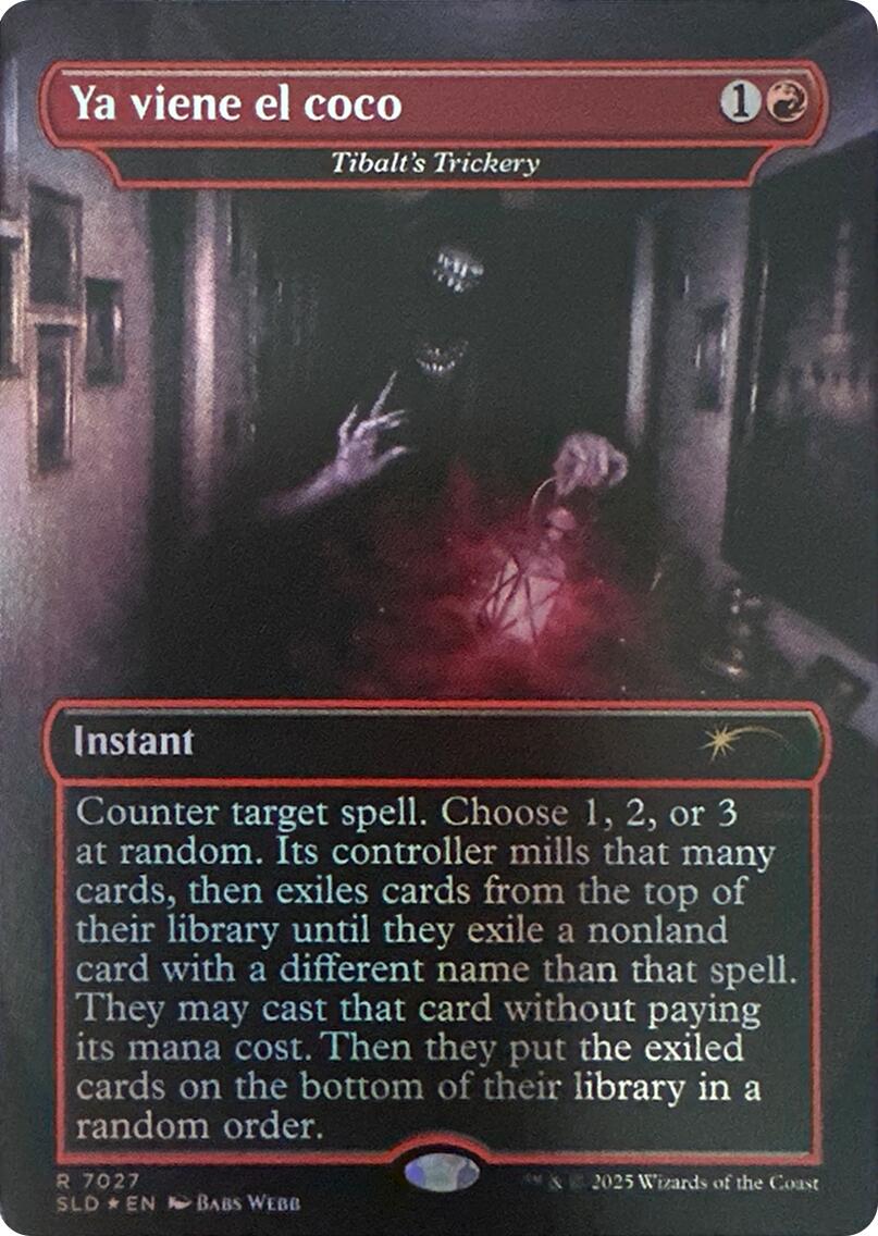 Ya viene el coco - Tibalt's Trickery (Rainbow Foil) [Secret Lair Drop Series] | Exor Games Bridgewater