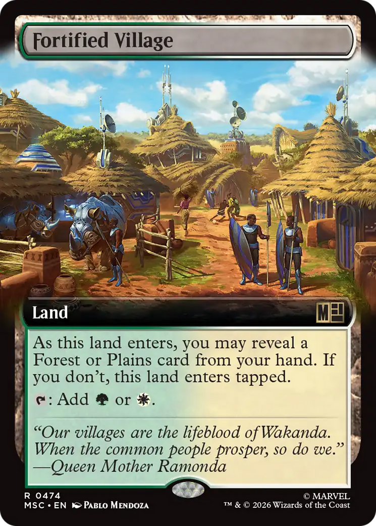 Fortified Village (Extended Art) [Marvel Super Heroes Commander] | Exor Games Bridgewater