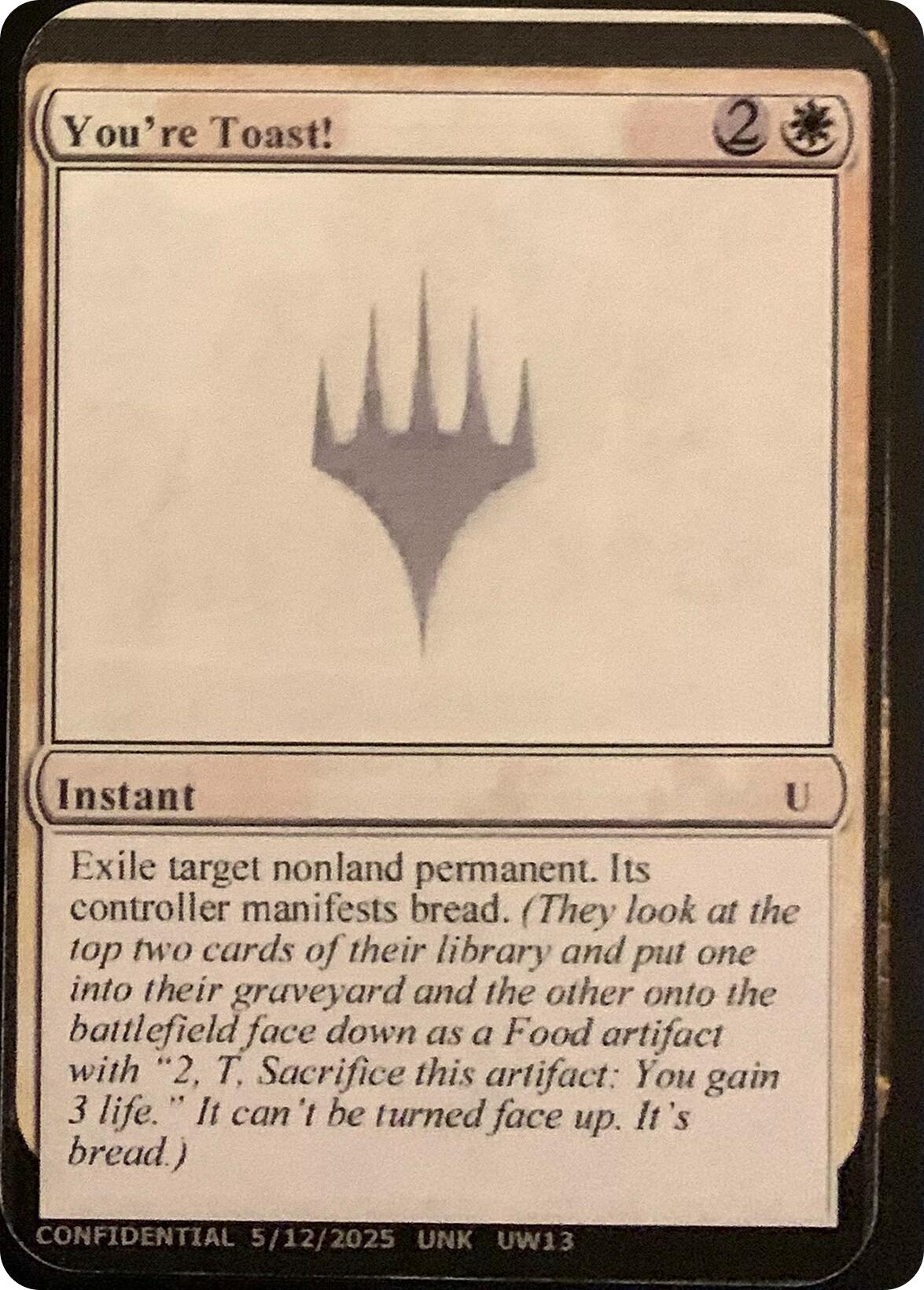 You're Toast! [Unknown Event] | Exor Games Bridgewater
