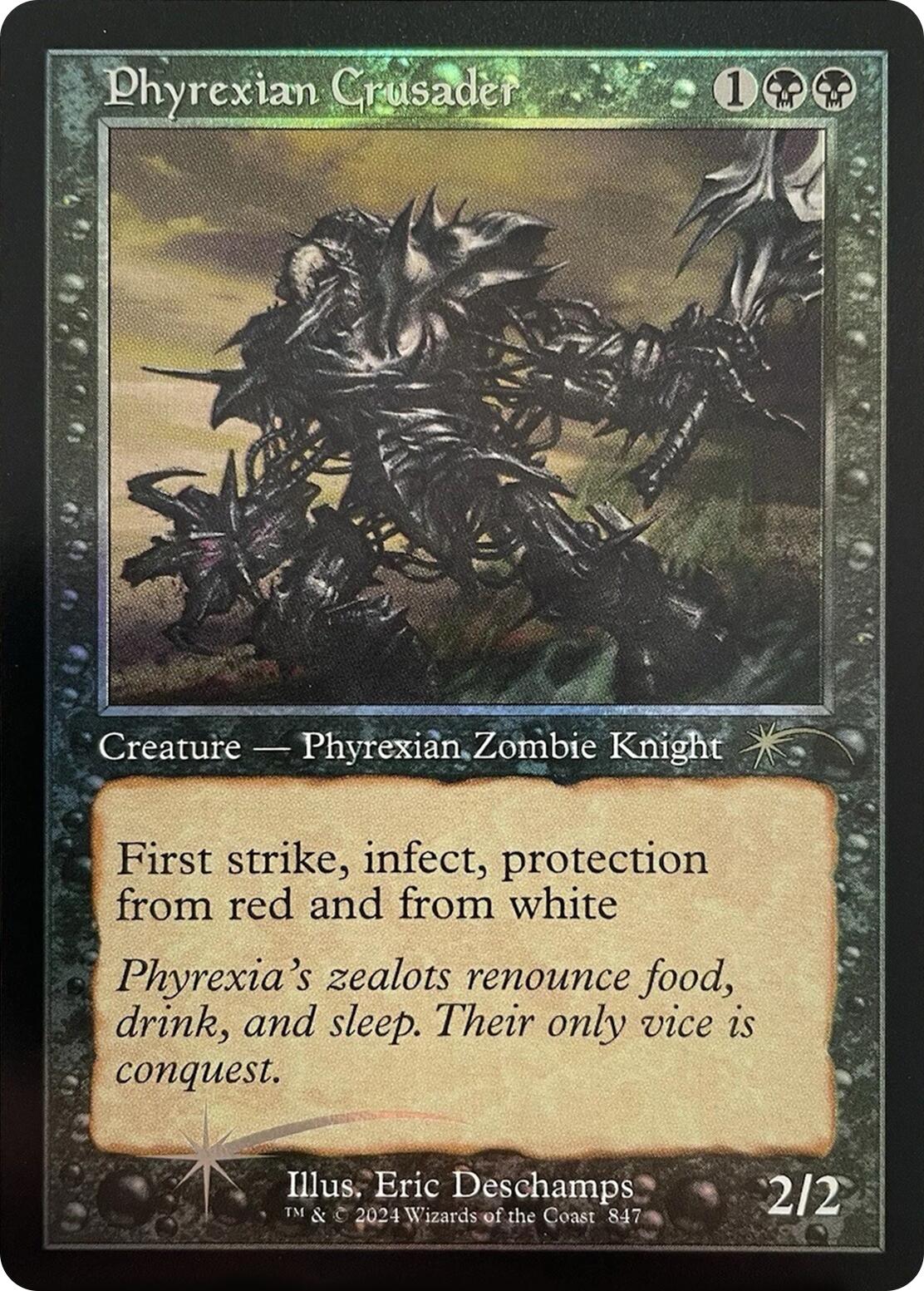 Phyrexian Crusader (Retro Frame) [Secret Lair Drop Series] | Exor Games Bridgewater