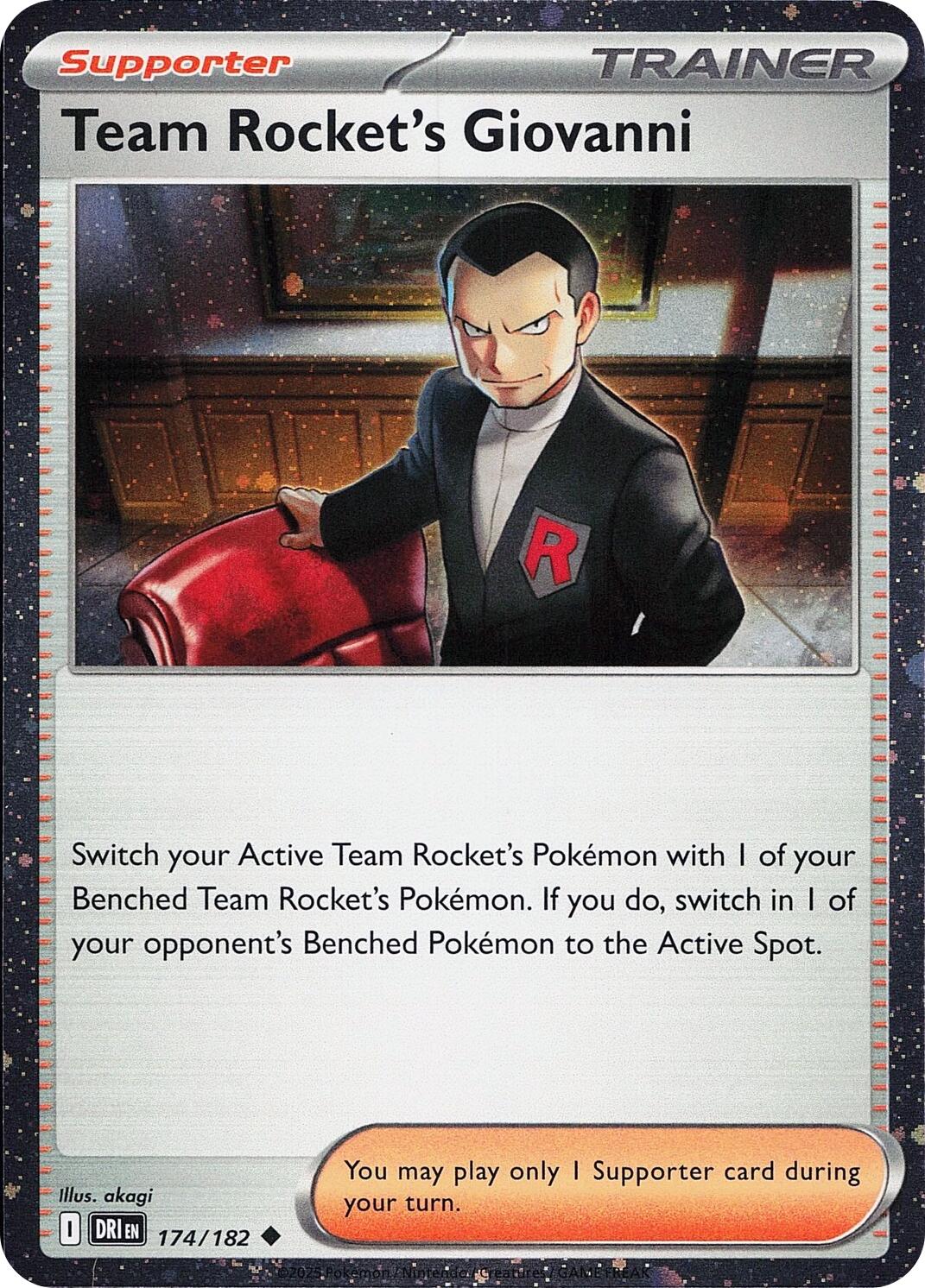 Team Rocket's Giovanni (174/182) (Cosmos Holo) [Miscellaneous Cards] | Exor Games Bridgewater