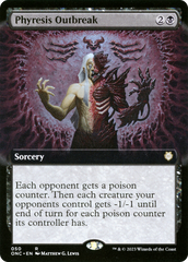 Phyresis Outbreak (Extended Art) [Phyrexia: All Will Be One Commander] | Exor Games Bridgewater