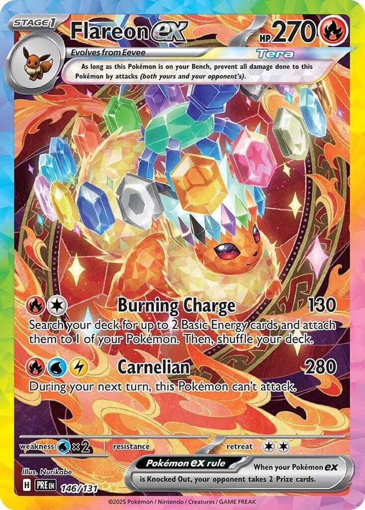 Flareon ex (146/131) [Scarlet & Violet: Prismatic Evolutions] | Exor Games Bridgewater