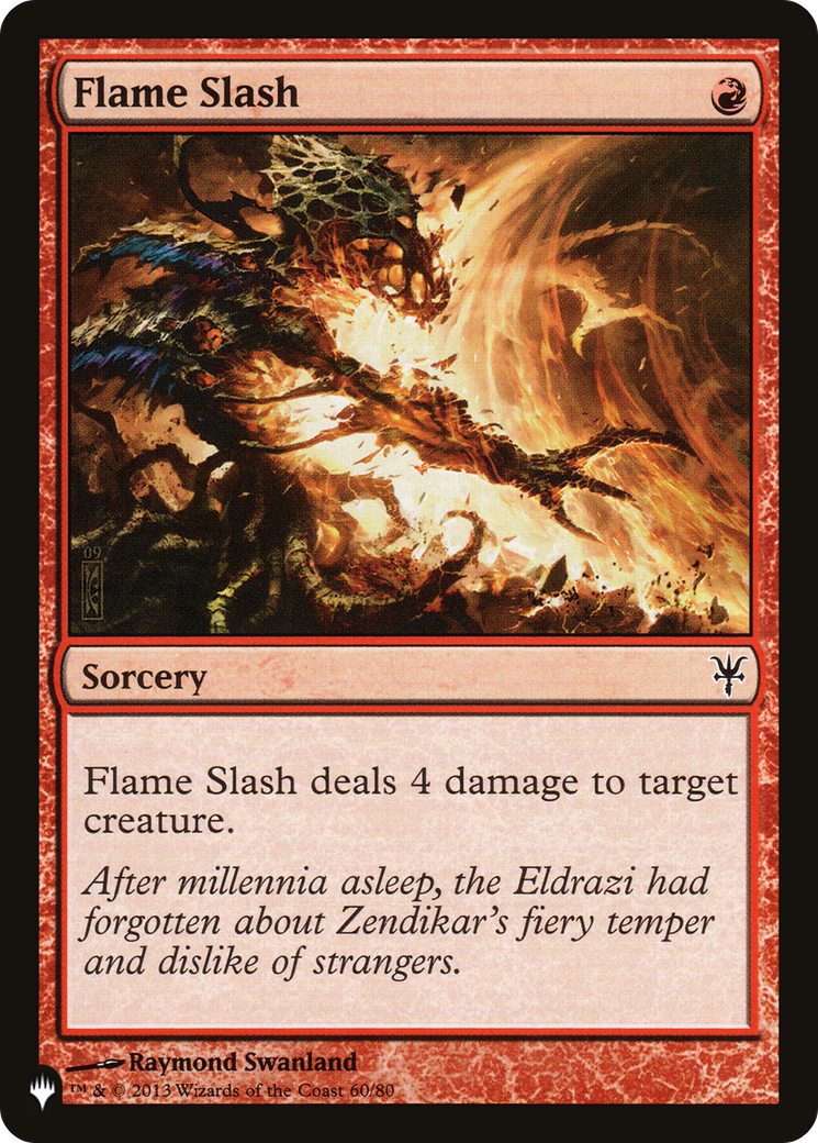 Flame Slash [The List Reprints] | Exor Games Bridgewater