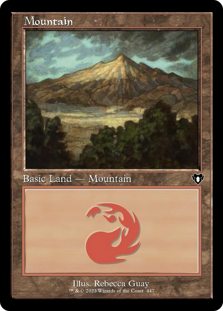 Mountain (447) (Retro) [Commander Masters] | Exor Games Bridgewater