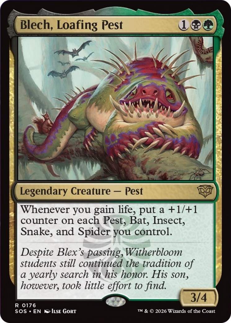 Blech, Loafing Pest [Secrets of Strixhaven] | Exor Games Bridgewater
