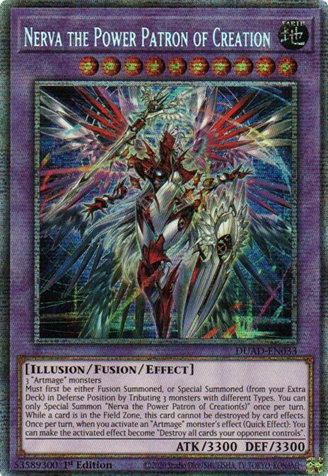 Nerva the Power Patron of Creation (Starlight Rare) [DUAD-EN033] Starlight Rare | Exor Games Bridgewater