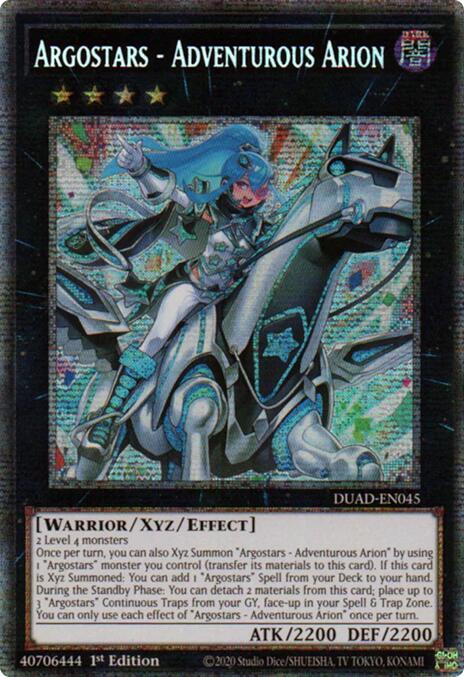 Argostars - Adventurous Arion (Starlight Rare) [DUAD-EN045] Starlight Rare | Exor Games Bridgewater
