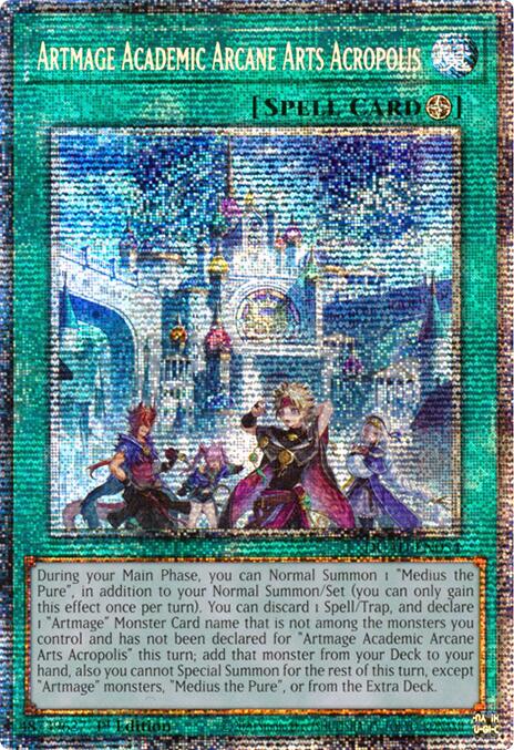 Artmage Academic Arcane Arts Acropolis (Starlight Rare) [DUAD-EN054] Starlight Rare | Exor Games Bridgewater