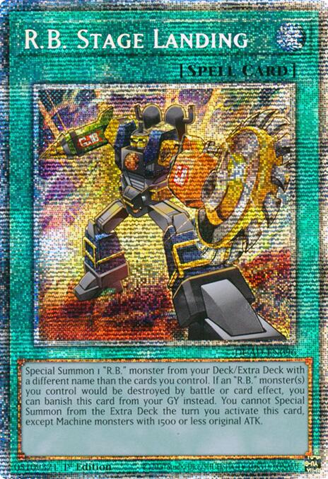 R.B. Stage Landing (Starlight Rare) [DUAD-EN096] Starlight Rare | Exor Games Bridgewater