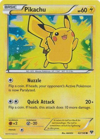 Pikachu (42/146) (2014 Movie Promo) [Miscellaneous Cards] | Exor Games Bridgewater