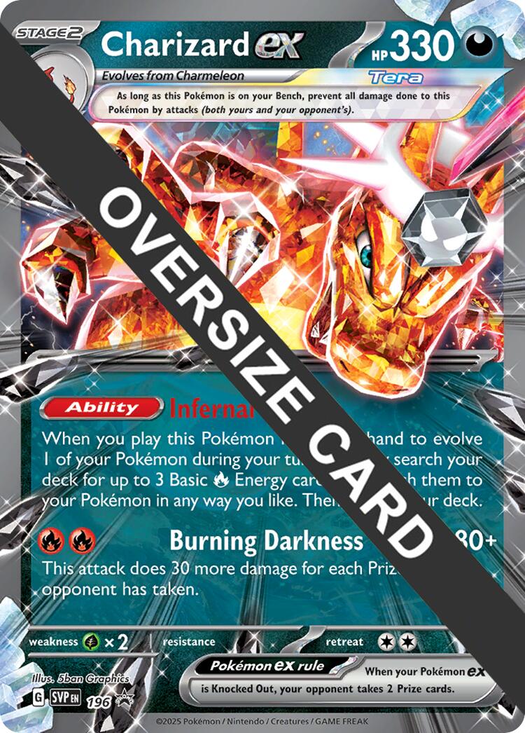 Charizard EX (196) (Jumbo Card) [Scarlet & Violet: Black Star Promos] | Exor Games Bridgewater