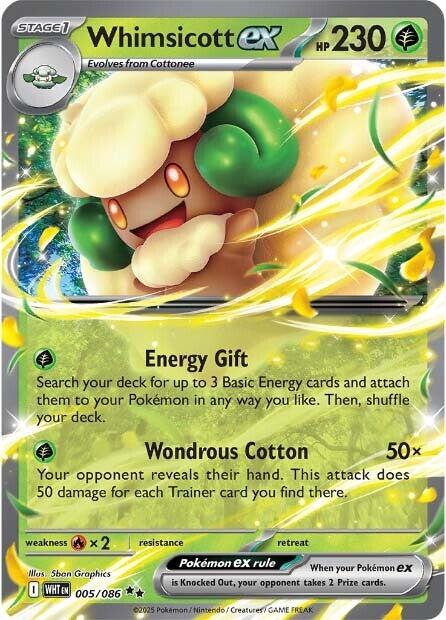 Whimsicott ex (005/086) [Scarlet & Violet: White Flare] | Exor Games Bridgewater