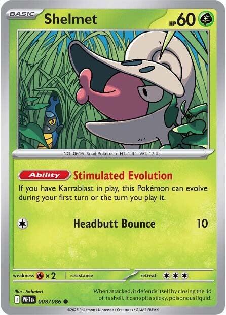 Shelmet (008/086) [Scarlet & Violet: White Flare] | Exor Games Bridgewater