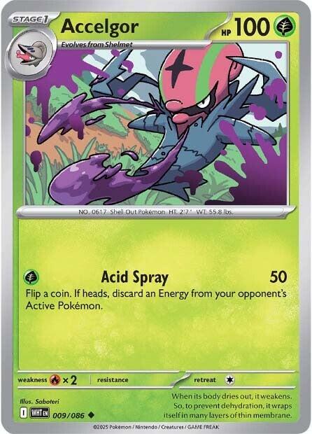 Accelgor (009/086) [Scarlet & Violet: White Flare] | Exor Games Bridgewater
