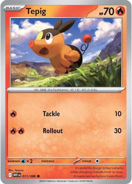Tepig (011/086) [Scarlet & Violet: White Flare] | Exor Games Bridgewater