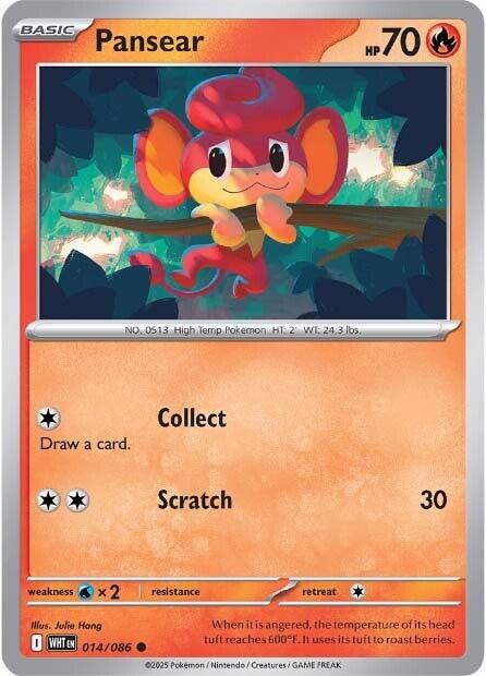 Pansear (014/086) [Scarlet & Violet: White Flare] | Exor Games Bridgewater