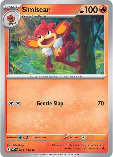 Simisear (015/086) [Scarlet & Violet: White Flare] | Exor Games Bridgewater