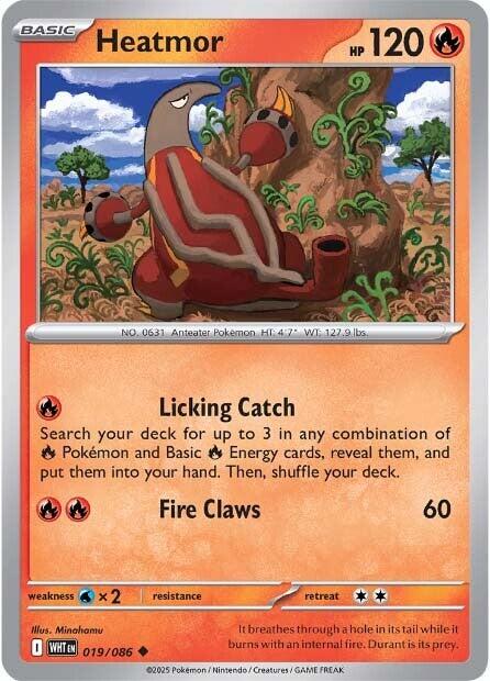 Heatmor (019/086) [Scarlet & Violet: White Flare] | Exor Games Bridgewater