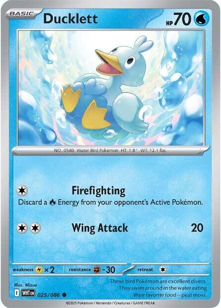 Ducklett (025/086) [Scarlet & Violet: White Flare] | Exor Games Bridgewater