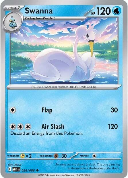 Swanna (026/086) [Scarlet & Violet: White Flare] | Exor Games Bridgewater