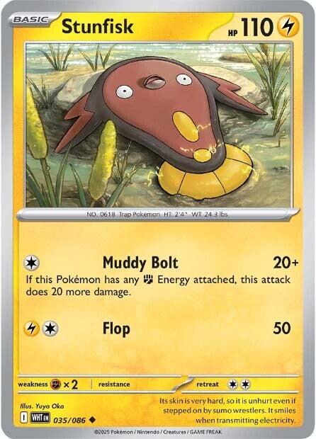 Stunfisk (035/086) [Scarlet & Violet: White Flare] | Exor Games Bridgewater