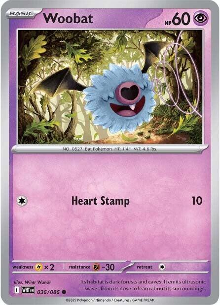 Woobat (036/086) [Scarlet & Violet: White Flare] | Exor Games Bridgewater