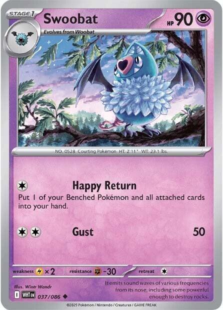 Swoobat (037/086) [Scarlet & Violet: White Flare] | Exor Games Bridgewater