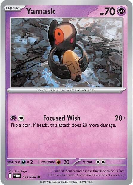 Yamask (039/086) [Scarlet & Violet: White Flare] | Exor Games Bridgewater