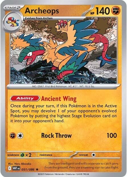 Archeops (051/086) [Scarlet & Violet: White Flare] | Exor Games Bridgewater