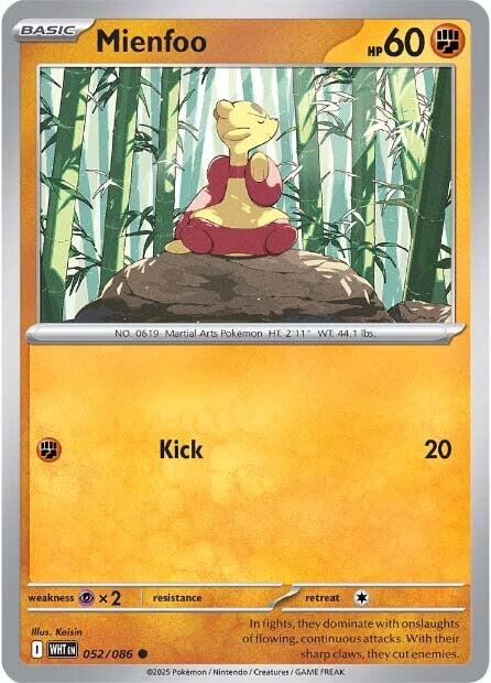Mienfoo (052/086) [Scarlet & Violet: White Flare] | Exor Games Bridgewater