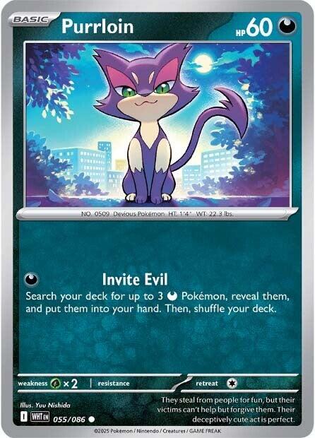 Purrloin (055/086) [Scarlet & Violet: White Flare] | Exor Games Bridgewater
