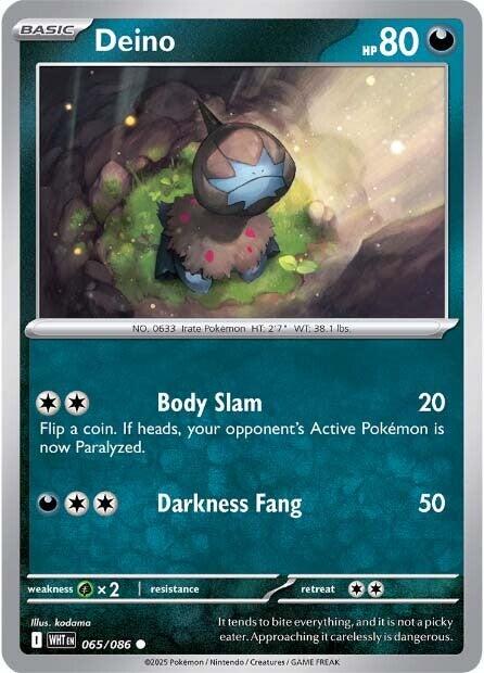 Deino (065/086) [Scarlet & Violet: White Flare] | Exor Games Bridgewater