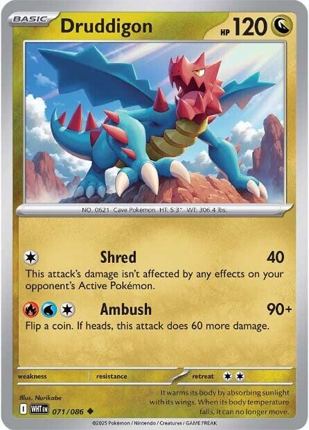 Druddigon (071/086) [Scarlet & Violet: White Flare] | Exor Games Bridgewater