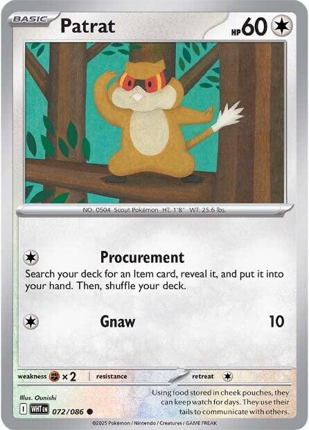 Patrat (072/086) [Scarlet & Violet: White Flare] | Exor Games Bridgewater