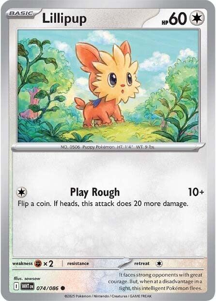 Lillipup (074/086) [Scarlet & Violet: White Flare] | Exor Games Bridgewater