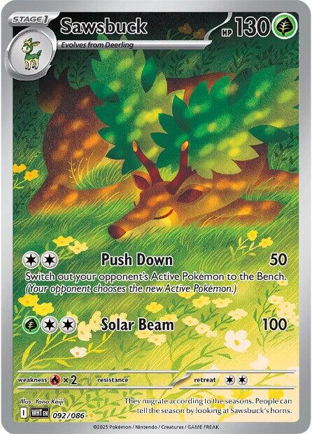Sawsbuck (092/086) [Scarlet & Violet: White Flare] | Exor Games Bridgewater