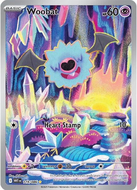 Woobat (119/086) [Scarlet & Violet: White Flare] | Exor Games Bridgewater