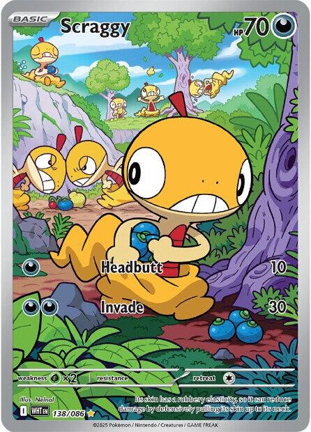 Scraggy (138/086) [Scarlet & Violet: White Flare] | Exor Games Bridgewater