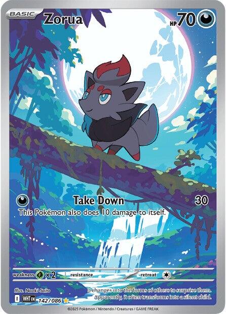 Zorua (142/086) [Scarlet & Violet: White Flare] | Exor Games Bridgewater