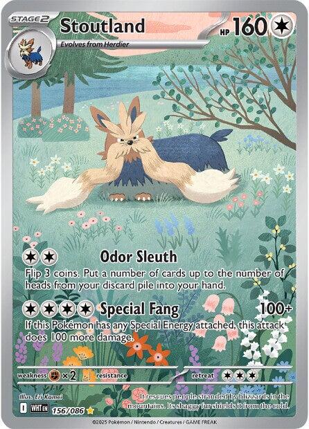 Stoutland (156/086) [Scarlet & Violet: White Flare] | Exor Games Bridgewater