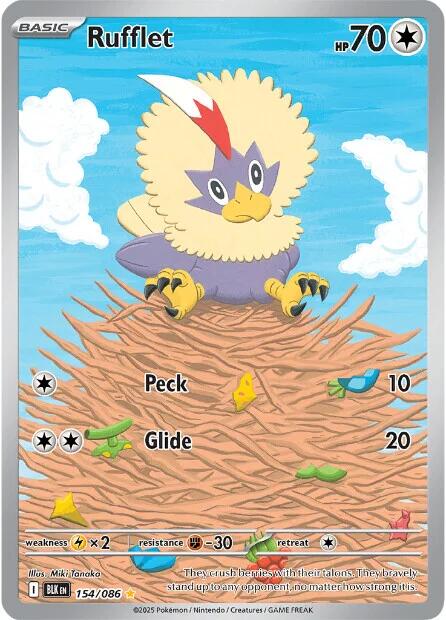 Rufflet (154/086) [Scarlet & Violet: Black Bolt] | Exor Games Bridgewater