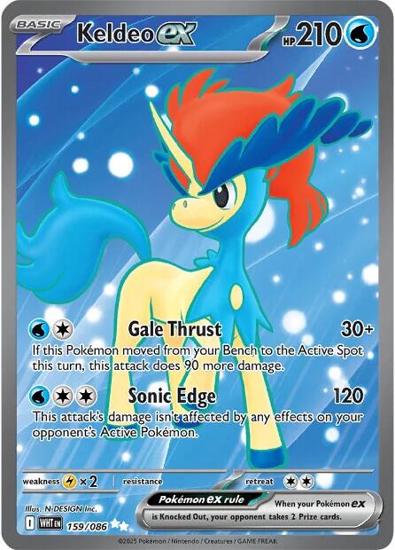 Keldeo ex (159/086) [Scarlet & Violet: White Flare] | Exor Games Bridgewater