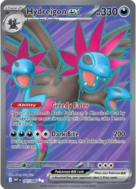 Hydreigon ex (161/086) [Scarlet & Violet: White Flare] | Exor Games Bridgewater