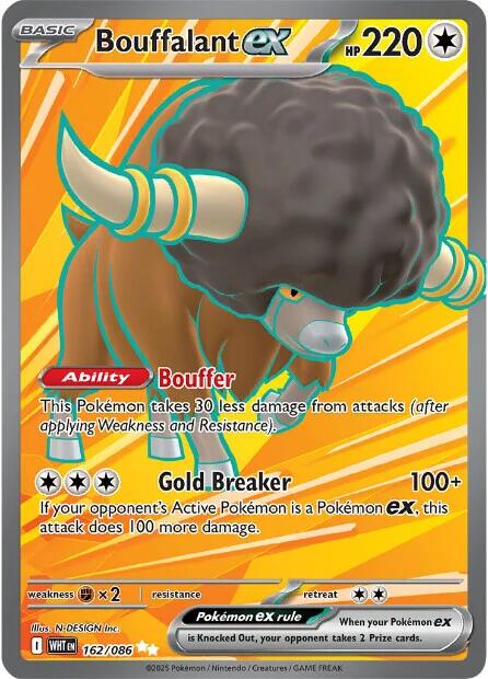 Bouffalant ex (162/086) [Scarlet & Violet: White Flare] | Exor Games Bridgewater