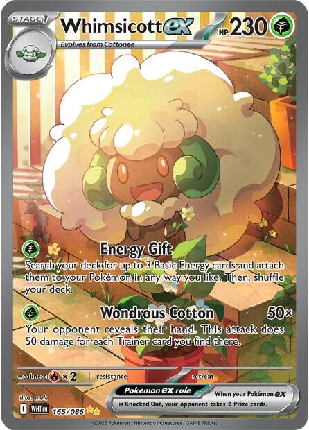 Whimsicott ex (165/086) [Scarlet & Violet: White Flare] | Exor Games Bridgewater