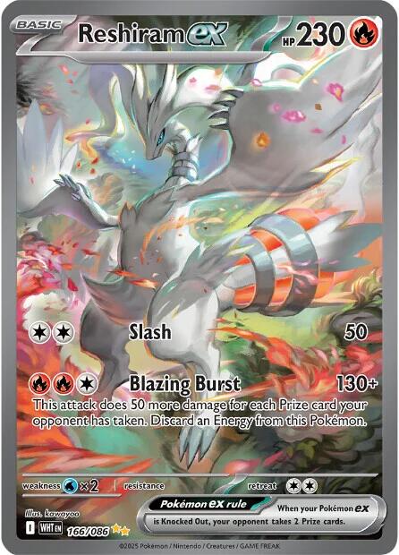 Reshiram ex (166/086) [Scarlet & Violet: White Flare] | Exor Games Bridgewater