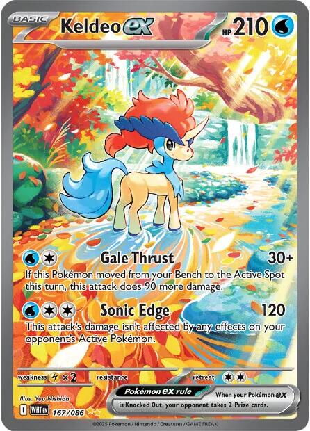 Keldeo ex (167/086) [Scarlet & Violet: White Flare] | Exor Games Bridgewater
